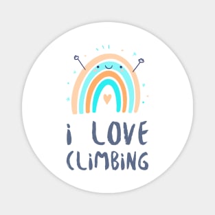 I love Climbing! Magnet